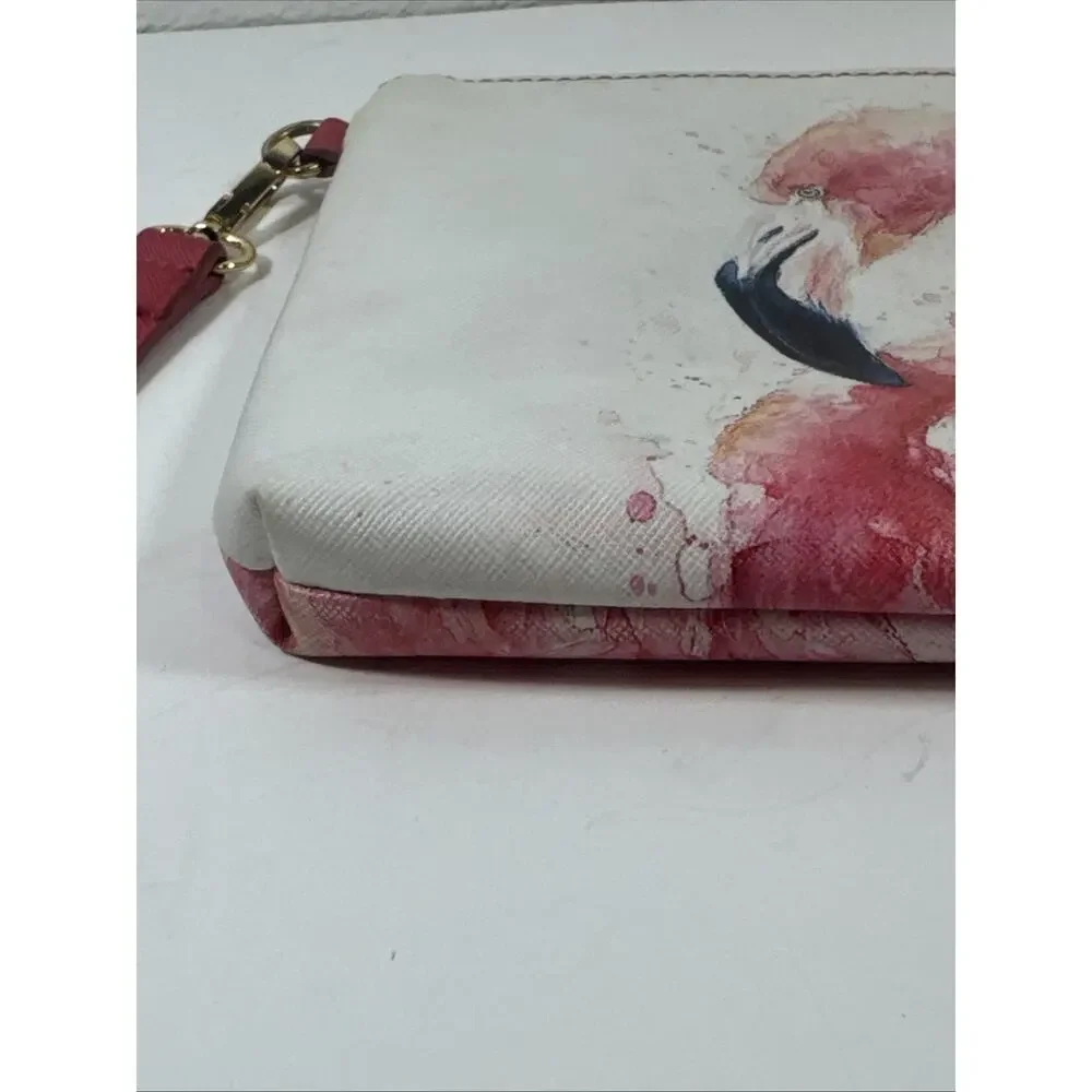 Flamingo Watercolor Print Handbag Crossbody